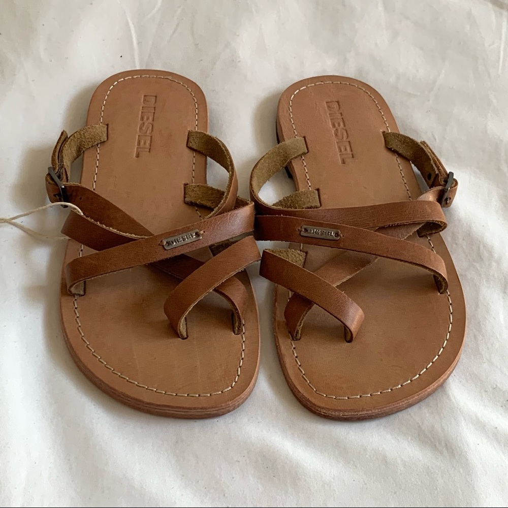 DIESEL Girl’s Leather Sandals 33 US 2
